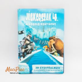   Jégkorszak 4 Vándorló kontinens 3D gyűjtőalbum 24 különböző gyűjthető kártyával