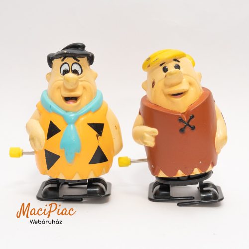 1992-es McDonald's The Flintstones Frédi és Béni Kovakövi Frédi és Kavicsi Béni figurák