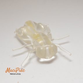 Átlátszó gumi méhecske figura, nyalókatartó