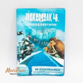   Jégkorszak 4 Vándorló kontinens 3D gyűjtőalbum 24 különböző gyűjthető kártyával