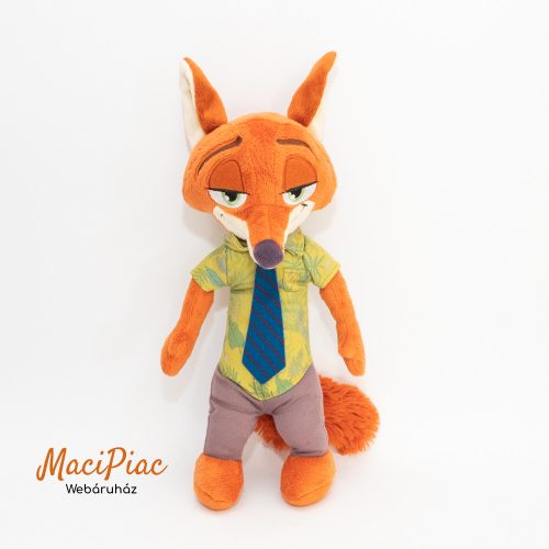 Tomy Disney Zootropolis Nick Wilde plüss róka mesehős (hanghatás)