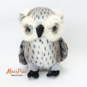 Plüss hóbagoly, bagoly fogura, szép élethű