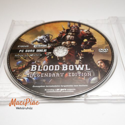 PC Guru 2012.12 Blood Bowl Legendary Edition PC-játék DVD-ROM + DVD tok