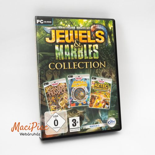 Jewels & Marbles Collection PC játék kollekció 3 CD-rom (Chinese Temple, Jewels of Atlantis, Aztec Adventures PC játék)