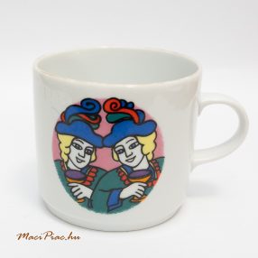 Vintage bögre Alföldi porcelán Hungary