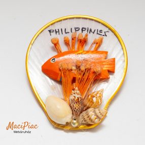 Hűtőmágnes PHILIPINIES Fülöp-szigeteki kagyló alakó