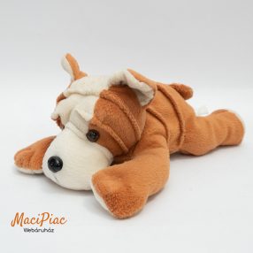 Plüss fekvő retro boxer kutya