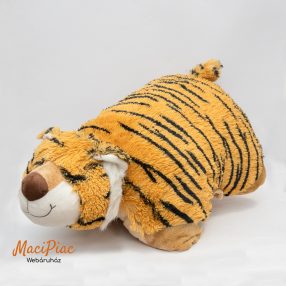   Plüss tigris párna alakítható, sok vatelinnel nem csuklik össze, jó tartású nagyobb méretű