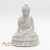 Buddha szobor, figura kőből (szürke) ajándéktárgy, dekoráció
