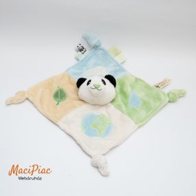   WWF Anna Club ÖKO panda macis pihe puha zörgős alvóka, rongyi, alvókendő, morzsolgató kendő (akasztós) 