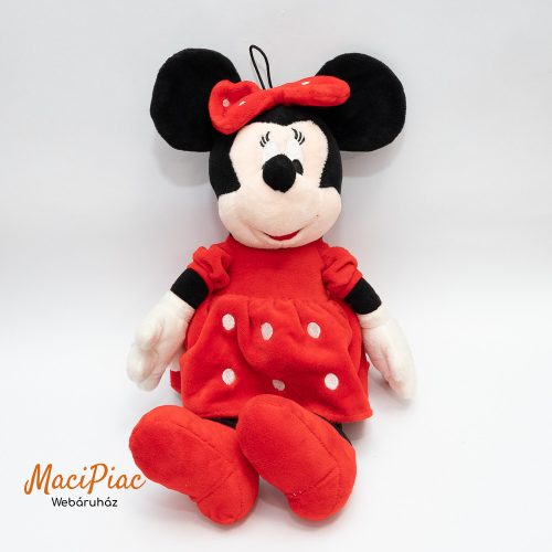 Minnie plüss egér Disney (piros) akasztható 38 cm