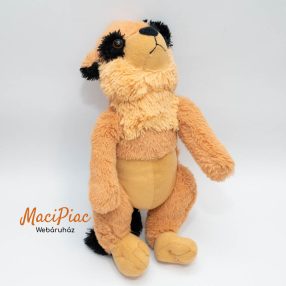   Plüss élethű álló szurikáta 33 cm magas (puha, ölelnivaló) Akciós!