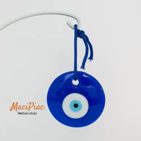   Kék üvegből, akasztható Allah szeme,  medál, védelmező amulett Új 