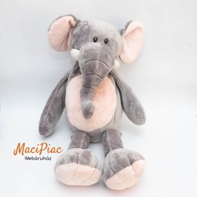   Plüss elefánt nagyon finom puha tapintású Ölelni való 50 cm magas EVORA 