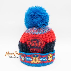   Polár béléses téli, meleg kötött sapka niceklodeon F&F Mancsőrjárat 3-6 évesre