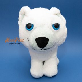   Plüss nagyfejű nagyszemű jegesmedve maci Big Headz Around the World 