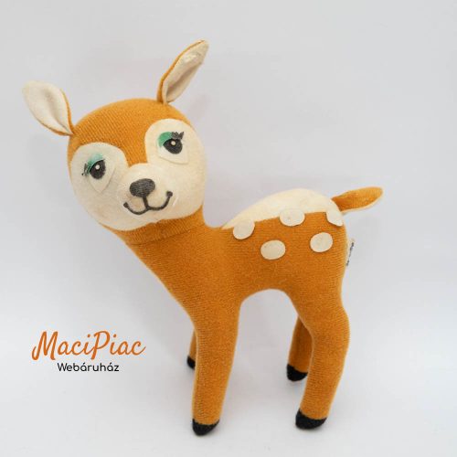 Régi plüss őz, őzike Vintage Dakin Dream Pets Flecka Fawn w Original Paper Tag 1977 Reindeer Doe 8