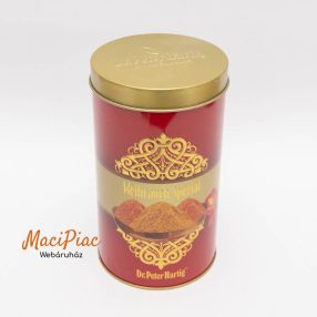   Hengeres levehető tetejű fémdoboz, dobor mintás (különleges füstölő)  Dr Peter Hartig Weihrauch Spesial