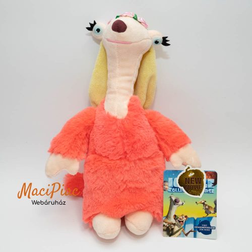 Plüss Brooke Lazy Plush Jégkorszak szőke hajú lajhár lány figuraSid barátnője ICE AGE 5 Új! Címkés! 30 cm Play By Play márka Ritkaság!