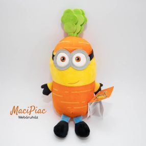     Minions Minyon gyümölcs / zöldség plüss Minyonok kabala figura TESCO sorozat 2020 Sárgarépa Tim