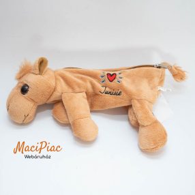 Teve alakú plüss tolltartó (hímzett) Junisie