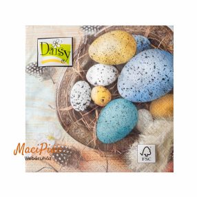   Tojás mintás Húsvéti szalvéta Daisy új! 3 rétegű 33x33 cm 20 db