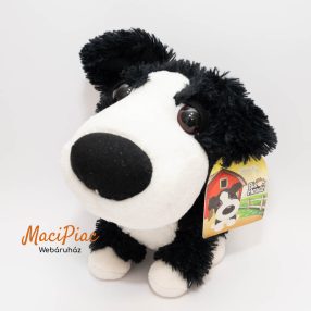   Big Headz Pig Coop Cukifejek, nagyfejű plüss fekete fehér kutya Neve: KUTYUS