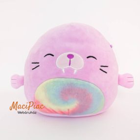   Plüss Original Squishmallows puha figura, rózsaszín fóka Kelly Toys 19 cm