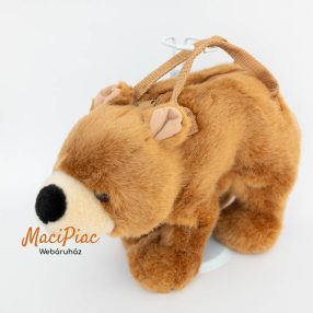   Plüss maci, medve alakú kézben hordható táska gyerekeknek SEMO