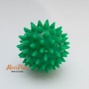 Tüskés masszírozó labda zöld, 5 cm átmérőjű