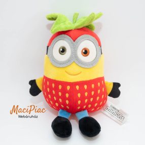     Minions Minyon gyümölcs / zöldség plüss Minyonok kabala figura TESCO sorozat 2020 Eper BOB
