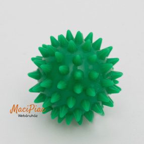 Tüskés masszírozó labda zöld, 4,5 cm átmérőjű
