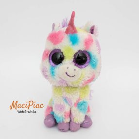   Unikornis plüss nagy csillogó szemű Ty Beanie Boos - WISHFUL the Unicorn 2015