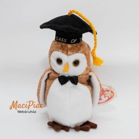   Ty Beanie Babies 2000 Wisest plüss ballagási bagoly Ritkaság!