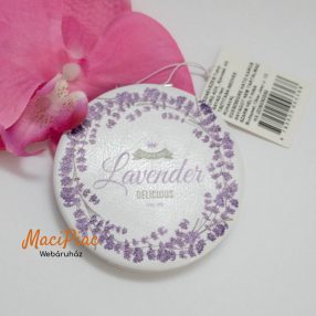   Levendula mintás piperetükör, sminktükör, zsebtükör két oldalas Új!