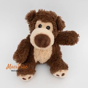   Mol-os plüss Big Nose barna maci puha, ölelnivaló 15 cm ülve