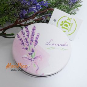   Levendula mintás piperetükör, sminktükör, zsebtükör két oldalas Új!