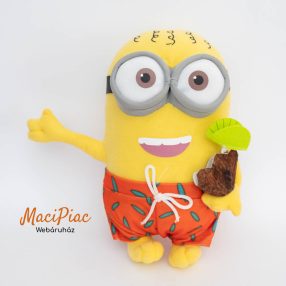   Despicable me 2 Grue 2 Minion Minyon plüss fürdőgatyában kókusszal