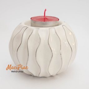   Modern, porcelán gömb alakú teamécsestartó, gyertyatartó
