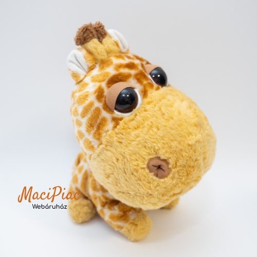 Plüss hímzett szemű zsiráf, DINO TOYS Holland