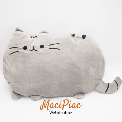 Plüss párna Pusheen egy rajzfilmhős macska szürke színű új!