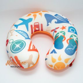   Nyakpárna polisztirol gyöngy töltetű Dubai mintás, (akaru márka)