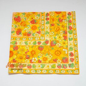   Tavaszi virág és gyümölcs (eper) mintás szalvéta PAP STAR 33x33 cm 2 rétegű Német!