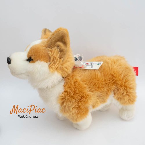 HAMLEYS LONDON CHARLES CORGI PUPPY DOG 12"-os puha plüssjáték, plüss kutya (KIRÁLYNŐ/KIRÁLYI CSALÁD) gyönyörű ritkaság!