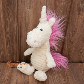   Plüss Jellycat Medium Ursula Snagglebaggle Rózsaszín fehér Unikornis egyszarvú ló tört fehér mese szép ritkaság!