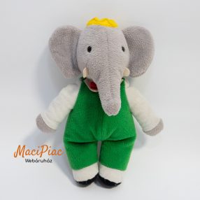   Plüss elefánt mesehős Babar meséből, Babar király Ritkaság!