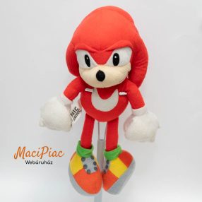   Plüss sün, sündisznó piros Sonic a sündisznó, mesehős SEGA SONIC THE HEDGEHOG, Knuckles