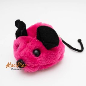   Ciklámen színű plüss egér Handmade Germany  Frosch & Freunde, kleine Maus mit Warenzeichen Béka és barátai, kisegér védjegyekkel nagyon finom puha