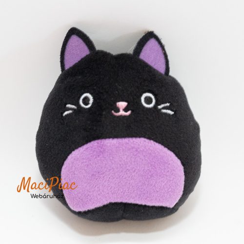 Mc donalds  plüss figura fekete cica, macska Squishmallows Autumn Mini Plush Soft Toy Halloween Cat Kittens 