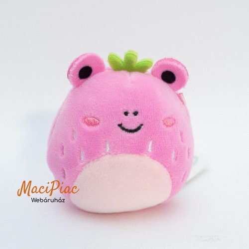 Plüss Original Squishmallows puha figura, rózsaszín béka Kelly Toys mini figura